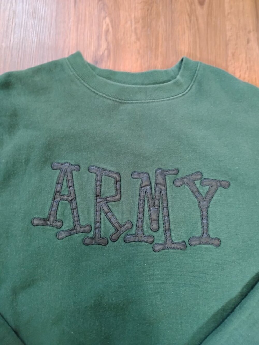 Stussy Army Embroidered Crewneck Sweatshirt
